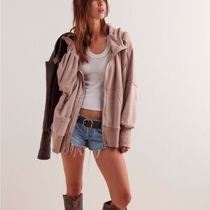 We The Free Camden Hoodie Jacket in Cashmere